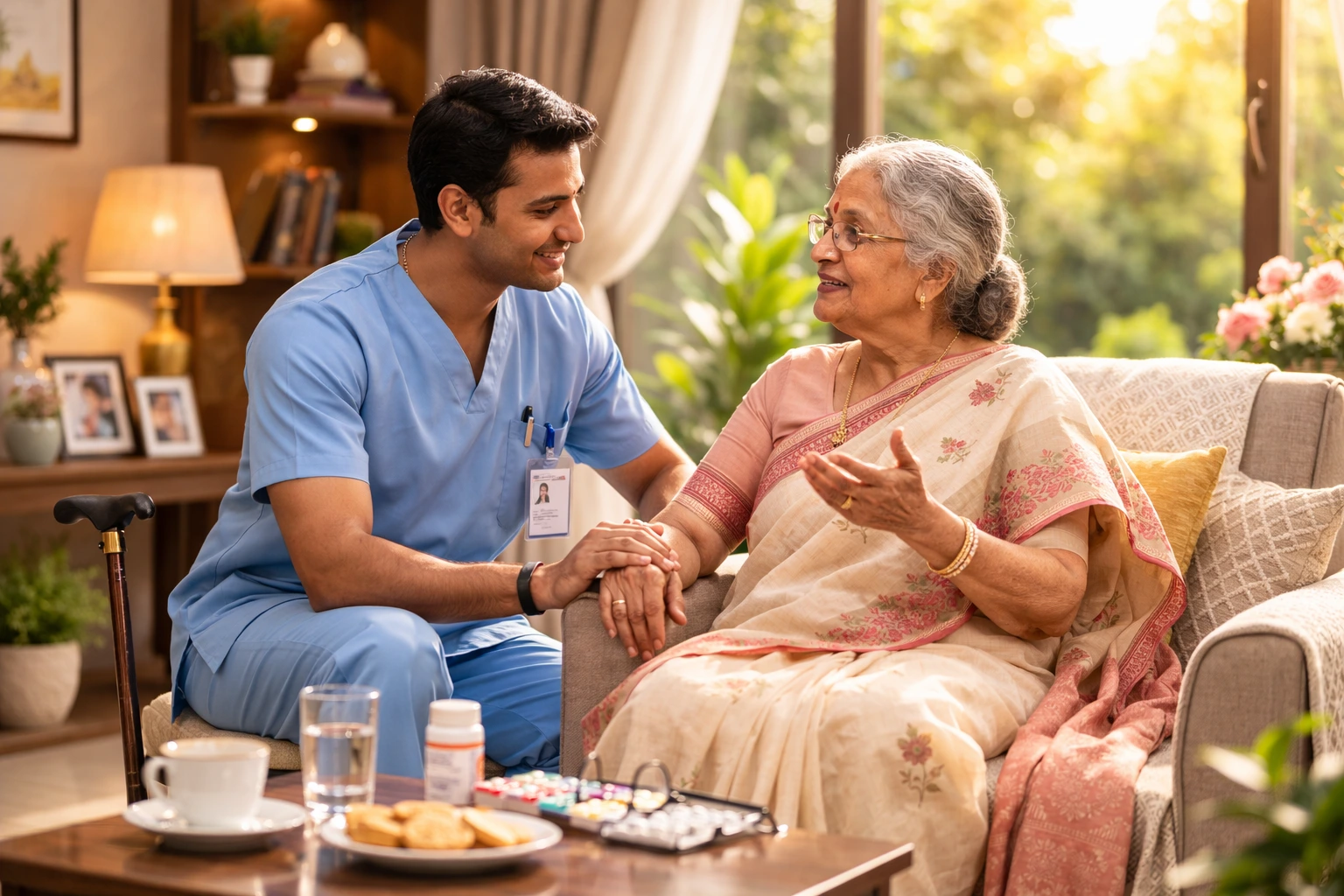 A tale of trust turning into care